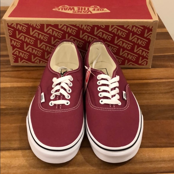 wine color vans